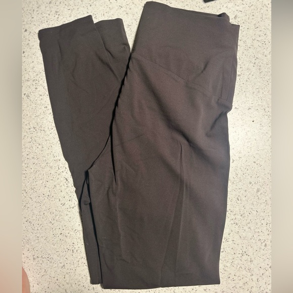 Maternity dark grey Leggings - Picture 2 of 5